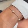 Bracciale in oro e perle 