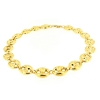 Collana maglia marina in argento dorato