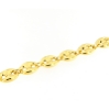 Collana maglia marina in argento dorato