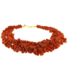 Collana tre fili corallo