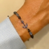 Bracciale uomo ancora con zaffiri