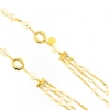 Collana lunga in argento e perle