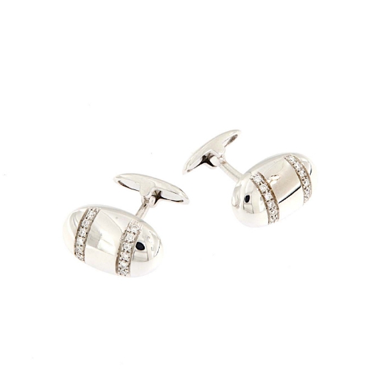 Fermapolsi in oro bianco e diamanti