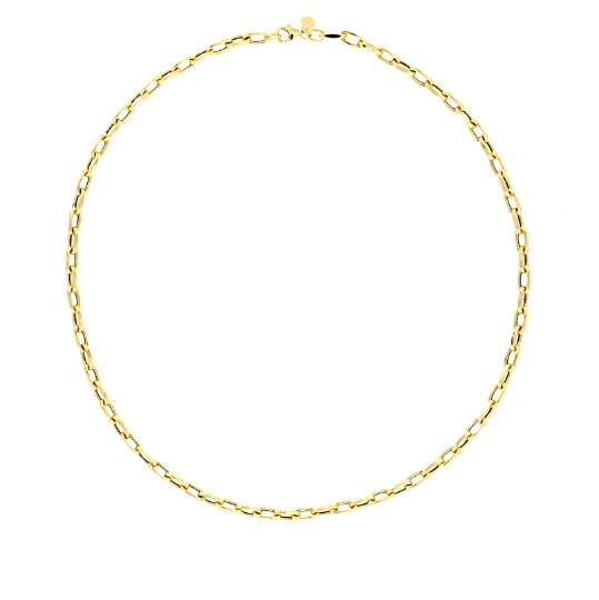 Girocollo in oro forzatina battuta