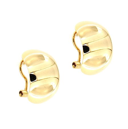 Orecchini in oro giallo bombati 