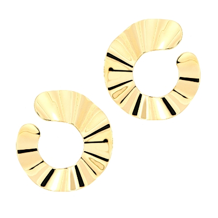 Orecchini a cerchio in oro giallo