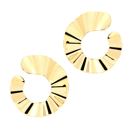 Orecchini a cerchio in oro giallo