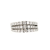 Anello a tripla fila tennis con diamanti