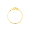 Anello in oro giallo a cuore