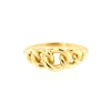 Anello in oro sottile maglie grumettes