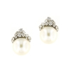 Orecchini con perle e diamanti