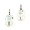 Orecchini con perle barocche e diamanti