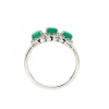 anello trilogy smeraldi diamanti