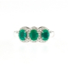 anello trilogy smeraldi diamanti