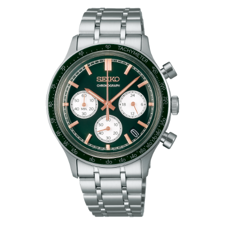 Seiko Sport crono classic verde 