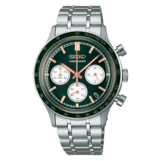 Seiko Sport crono classic verde 