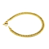 Bracciale maglia grumette in oro