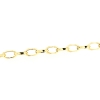Bracciale in oro maglia catena sagomata
