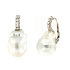 Orecchini con perle barocche e diamanti