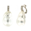 orecchini diamanti e perle barocche