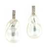 orecchini diamanti e perle barocche