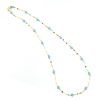 Collana in oro e turchese