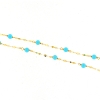 Collana in oro e turchese