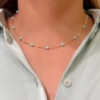 Collana in oro e turchese
