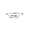 Anello trilogy con diamanti