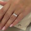 Anello Trilogy con diamanti 