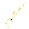 Bracciale a tre fili in argento e perle