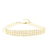 Choker a tre fili di perle