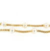 collana corta in argento e perle