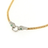 Collana serpenti in argento e zirconi