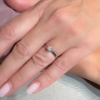 Anello solitario con diamante