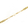 Bracciale in argento dorato e perle