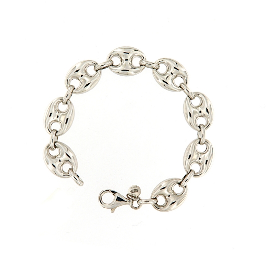bracciale maglia marina argento