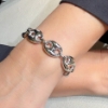 bracciale maglia marina argento