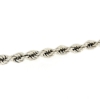 Bracciale maglia a corda in argento