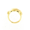 Anello in argento con cabochon di madreperla e zirconi